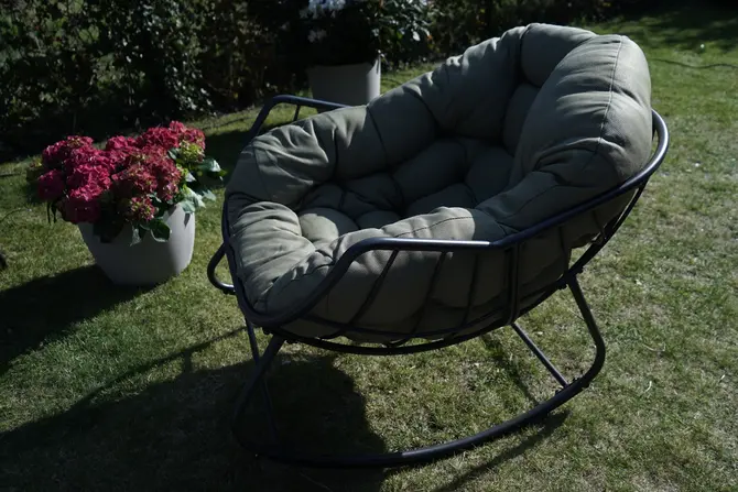 Lounge- schommelstoel Royal Rocking II groen - afbeelding 3