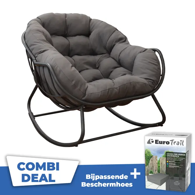 Lounge- schommelstoel Royal Rocking II met hoes - afbeelding 1