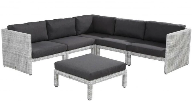 Loungebank Latina - Frio/antraciet, Taste by 4 Seasons Outdoor, Tuincentrum Outlet