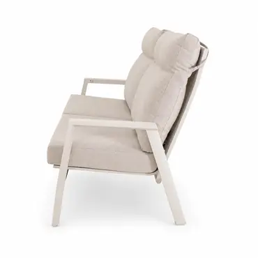 Loungebank Ohio Crema 2-pers achter, Lesli Living, tuincentrumoutlet.com