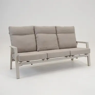 Loungebank Ohio Crema 2-pers kleur, Lesli Living, tuincentrumoutlet.com