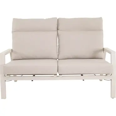 Loungebank Ohio Crema 2-pers voor, Lesli Living, tuincentrumoutlet.com