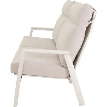 Loungebank Ohio Crema 2-pers zij, Lesli Living, tuincentrumoutlet.com