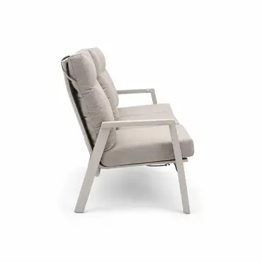 Loungebank Ohio crème 3-pers zij, Lesli Living, tuincentrumoutletl