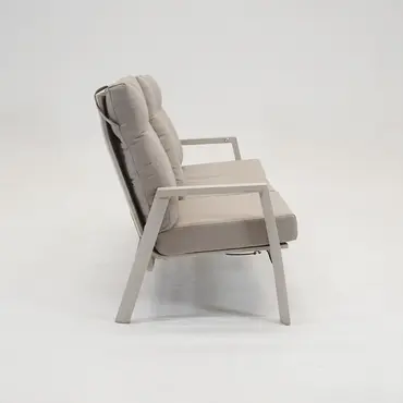Loungebank Ohio crème 3-pers zij, Lesli Living, tuincentrumoutletl