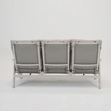 Loungebank Ohio crème 3-pers achter, Lesli Living, tuincentrumoutletl