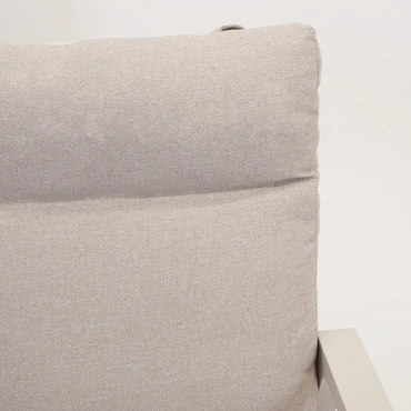Loungebank Ohio crème 3-pers achter detail, Lesli Living, tuincentrumoutletl