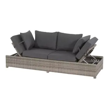 Loungebank roma l210b80h66cm cloud verstelbaar, Lesli Living, tuinmeubels