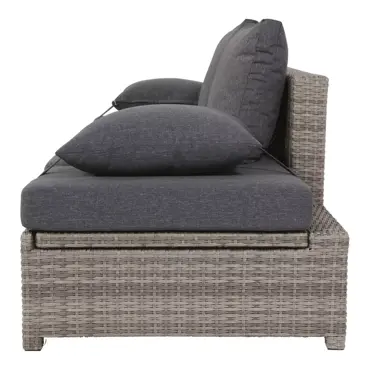 Loungebank roma l210b80h66cm cloud zijkant, Lesli Living, tuinmeubels