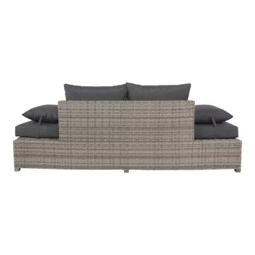 Loungebank roma l210b80h66cm cloud achterkant, Lesli Living, tuinmeubels