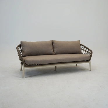 Loungeset Dakota 4-delig Bruin sfeerfoto, Vita, tuincentrumoutlet