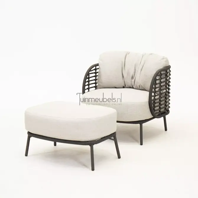 Fabrice loungestoel zij, 4 Seasons Outdoor, tuinmeubels