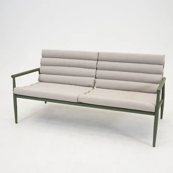 Loungeset harper olive zijkant, Lesli Living, tuincentrumoutlet.com
