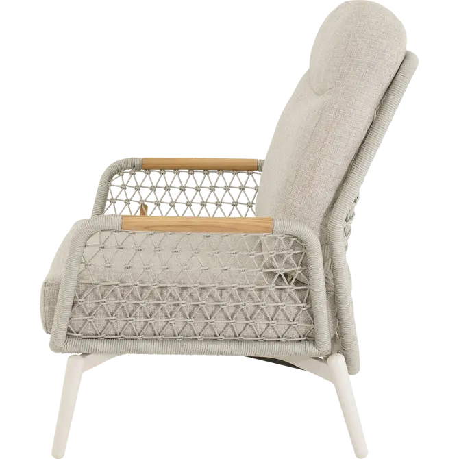 Loungeset Marseille loungestoel zijkant, Lesli Living, tuincentrumoutlet.com