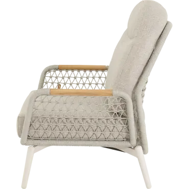 Loungeset Marseille loungestoel zijkant, Lesli Living, tuincentrumoutlet.com