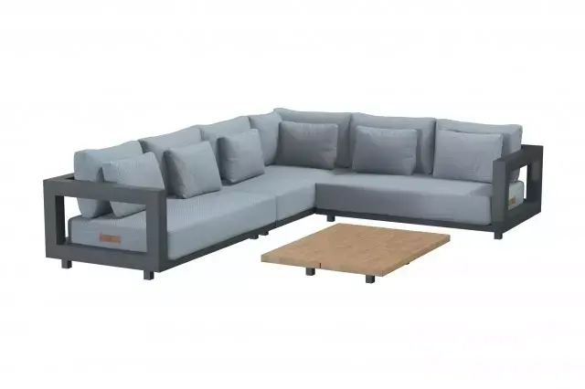 Loungeset Metropolitan groot links met salontafel - afbeelding 1