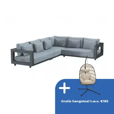 Loungeset Metropolitan groot links zonder salontafel - afbeelding 1