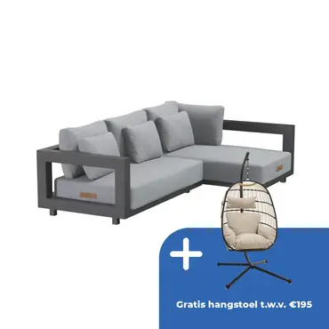 Loungeset metropolitan Klein Rechts zonder Salontafel - afbeelding 1