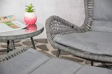 Loungeset Milan Relax Anthracite 2 stoelen en 1 tafel van SenS-Line detail, SenS-line, tuincentrumoutlet