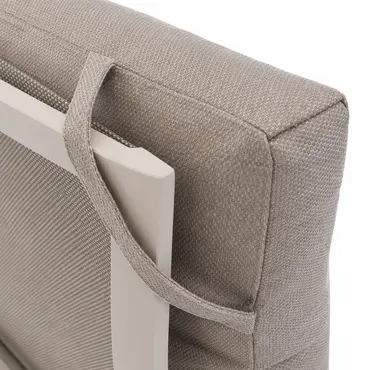 Loungestoel ohio creme zij, Lesli Living, tuincentrumoutlet.com