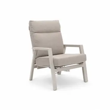 Loungestoel ohio creme voor, Lesli Living, tuincentrumoutlet.com