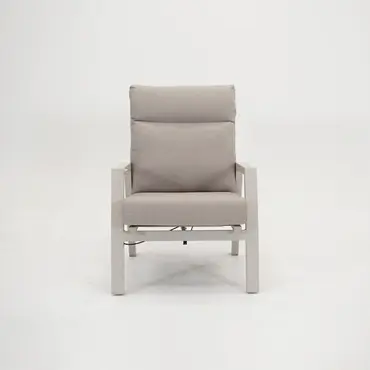 Loungestoel ohio creme voor, Lesli Living, tuincentrumoutlet.com