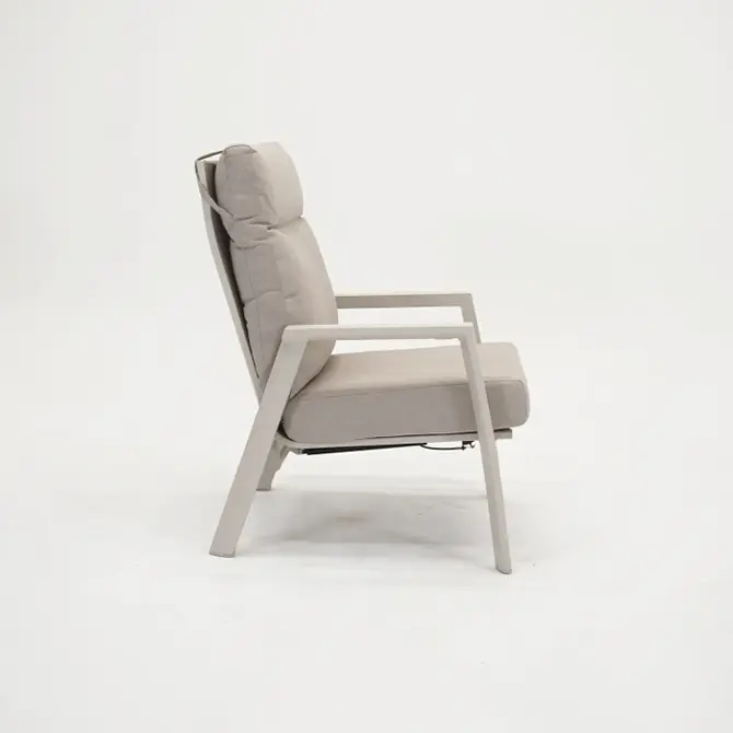 Loungestoel ohio creme zij, Lesli Living, tuincentrumoutlet.com