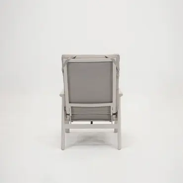 Loungestoel ohio creme achter, Lesli Living, tuincentrumoutlet.com