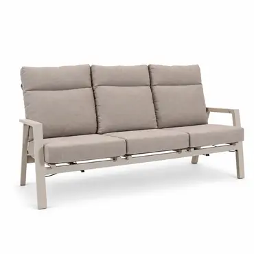 Loungeset Ohio crème met Prato loungetafel bank, Lesli Living, Tuincentrumoutlet.com