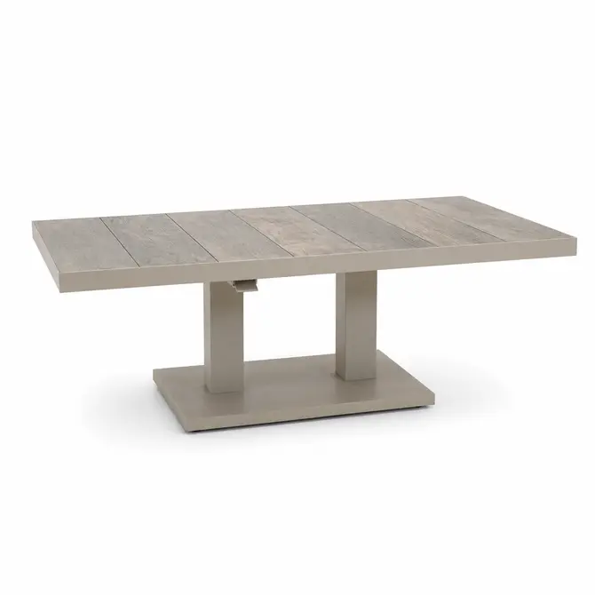 Loungeset Ohio crème met Prato loungetafel tafel laag, Lesli Living, Tuincentrumoutlet.com
