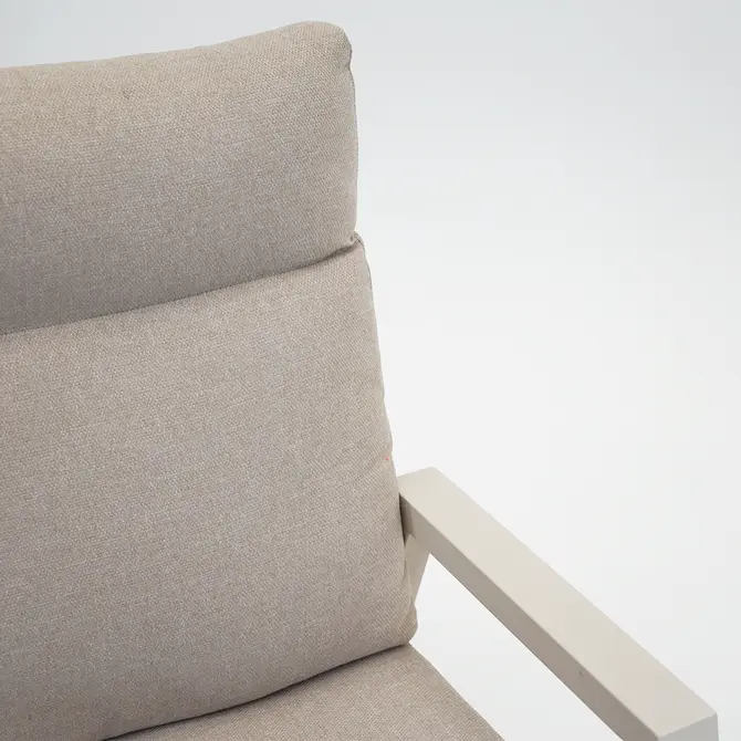 Loungeset Ohio crème met Prato loungetafel - afbeelding 8