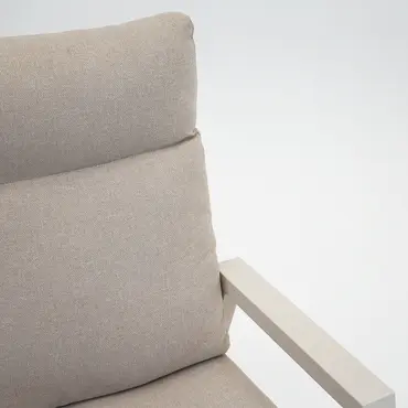 Loungeset Ohio crème met Prato loungetafel - afbeelding 8