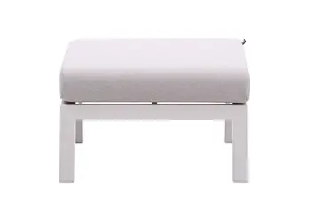 Loungehocker ohio crème voor, Lesli Living, tuincentrumoutletl.com