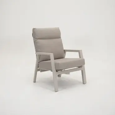 Loungestoel ohio crème, Lesli Living, tuincentrumoutletl.com