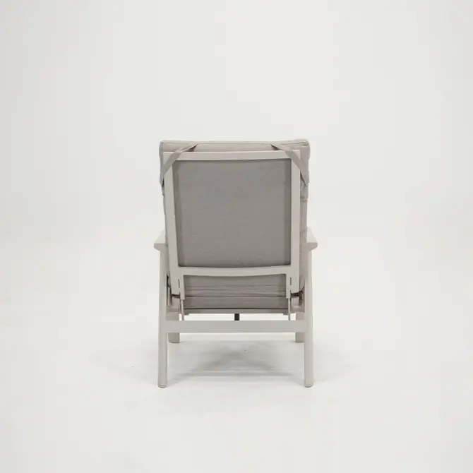 Loungestoel ohio crème achter, Lesli Living, tuincentrumoutletl.com