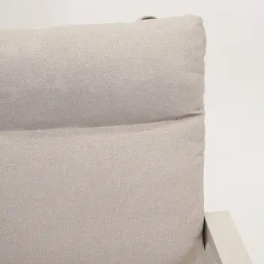 Loungestoel ohio crème details, Lesli Living, tuincentrumoutletl.com