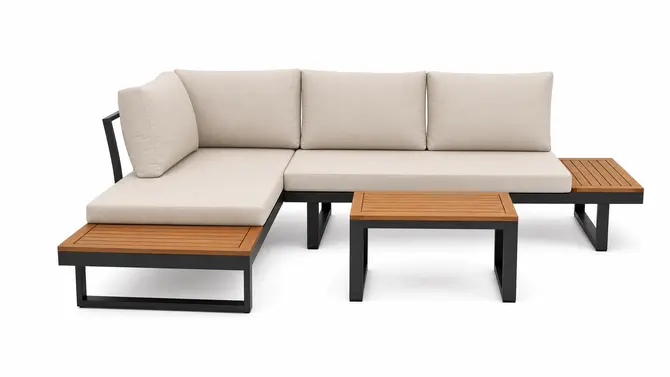 Olympia loungeset taupe, Sens-line, tuincentrumoutlet.com