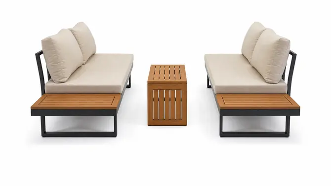 Olympia loungeset taupe, Sens-line, tuincentrumoutlet.com