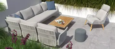 Loungeset Play Panel Frost (2x groot deel) met salontafel - afbeelding 3