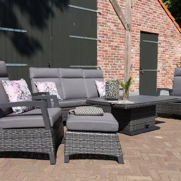 Prato forte, Loungeset stoel achter, tuinmeubels