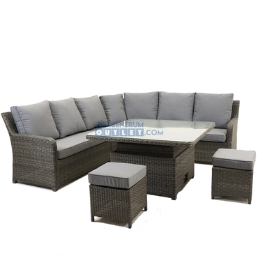 Loungeset Talisman incl. verstelbare tafel, Vita, tuincentrumoutlet