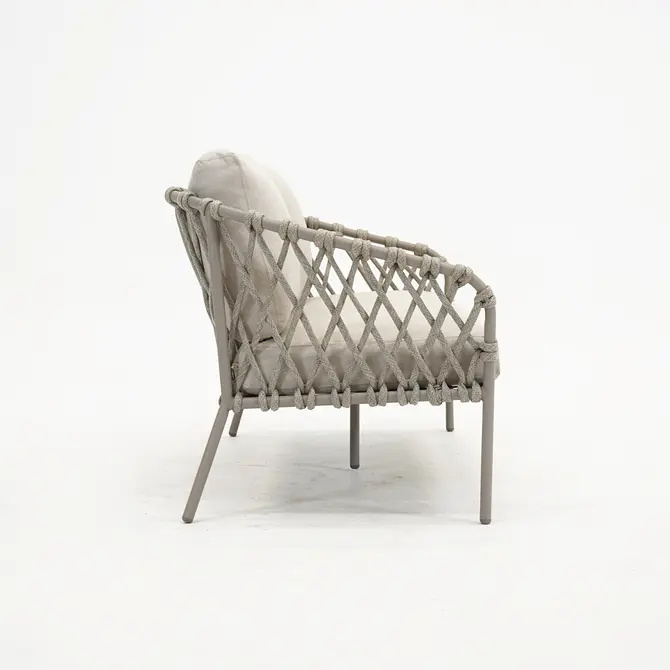 Loungeset Tanami 4 delig, vita, tuincentrumoutlet