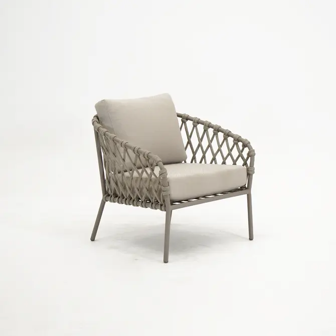 Loungeset Tanami 4 delig, vita, tuincentrumoutlet