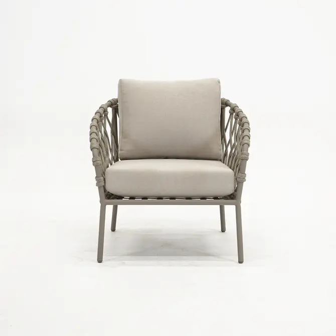 Loungeset Tanami 4 delig, vita, tuincentrumoutlet