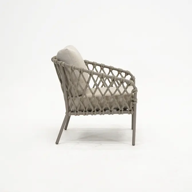 Loungeset Tanami 4 delig, vita, tuincentrumoutlet