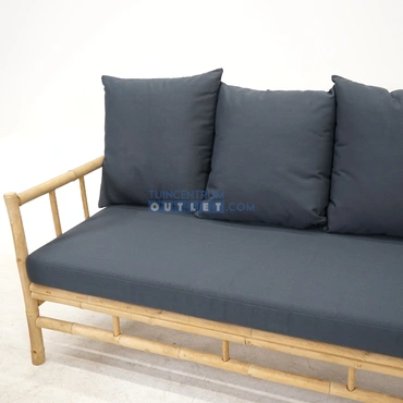 Loungeset Vita Bamboo 4 delig - naturel, HVTM, Tuincentrum Outlet