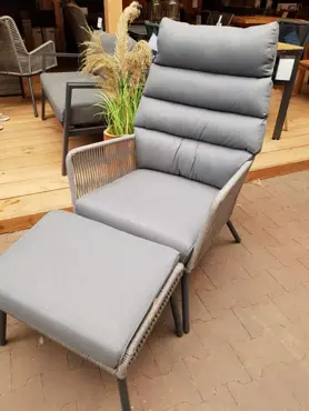 Loungestoel Faros suns taupe www.tuinmeubels.nl