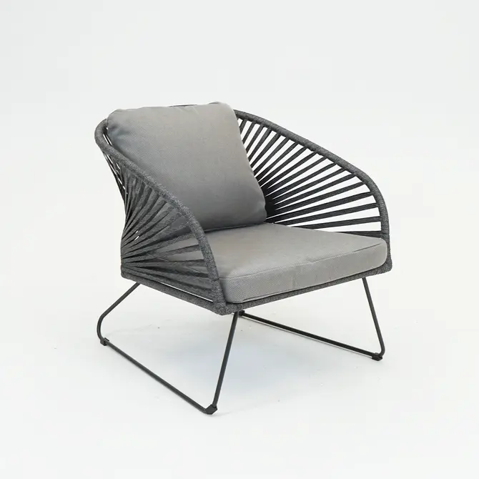 Loungestoel Izumi grijs, Lesli Living, tuincentrumoutlet.com