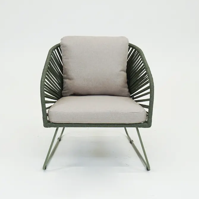 Loungestoel izumi groen zij, Lesli Living, tuincentrumoutlet.com