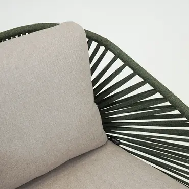 Loungestoel izumi groen voor zonder kussen, Lesli Living, tuincentrumoutlet.com